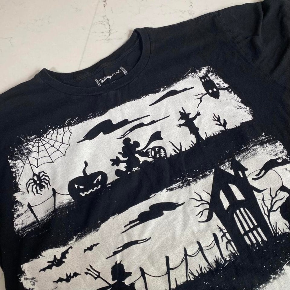 Disney Halloween silhouette‎ Mickey goofy Disney store size XXL